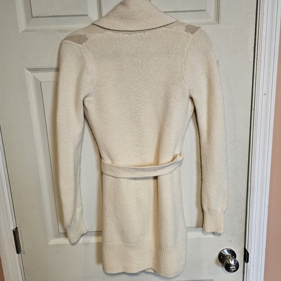 Brooks Brothers Lambswool Argyle Long Tie Sweater Shawl Collar Sweater Cardigan - Picture 5 of 7